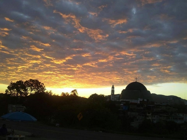Panorama hacia el pueblo
